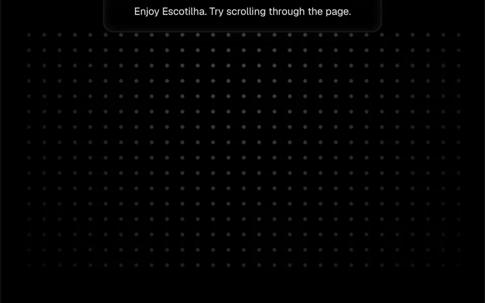 Escotilha: Um painel de vidro que entorta o conteúdo que passa por trás, com bordas que refratam e separam as cores.